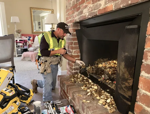 Safe screening installation by Tega Cay Chimney Sweep in Tega Cay, SC
