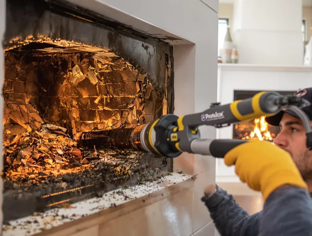 Professional chimney cleaning by Tega Cay Chimney Sweep in Tega Cay, SC