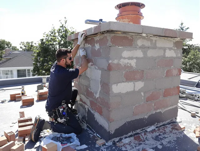 Advanced chimney repair process by Tega Cay Chimney Sweep in Tega Cay, SC